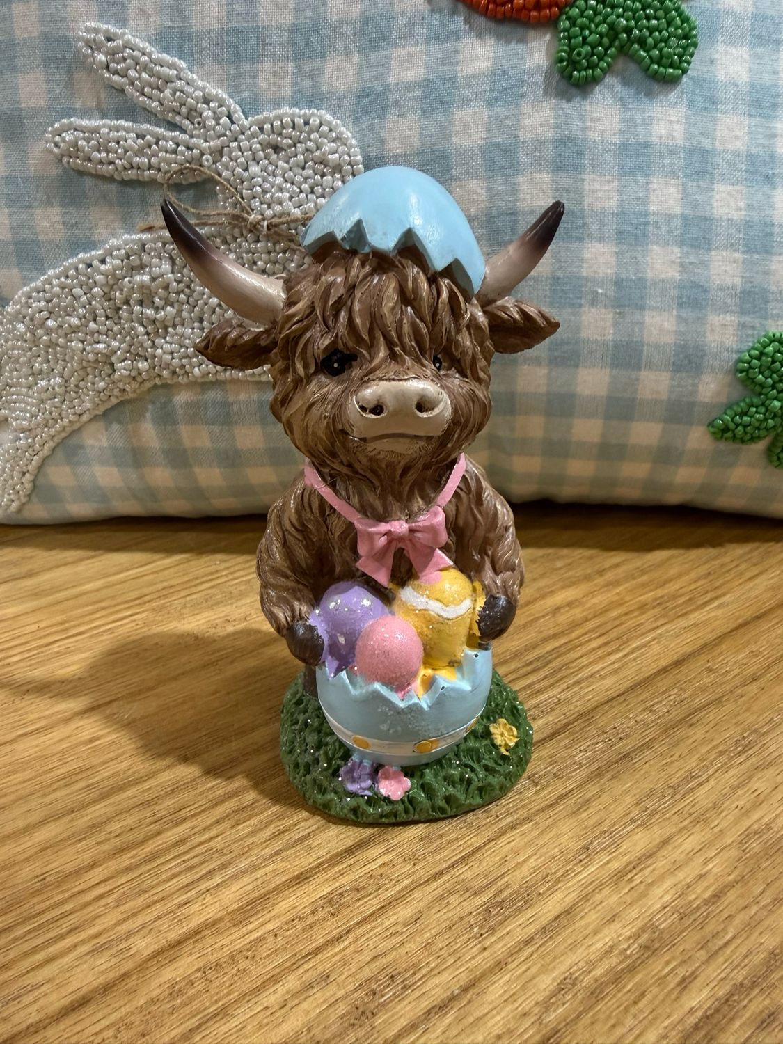 Ger 5.5" Blue Egg Easter High