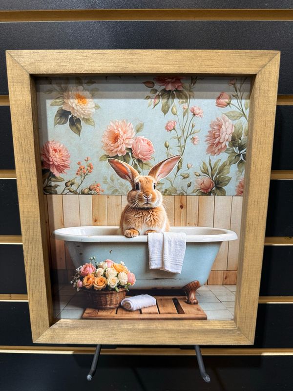 BBE Blue Tub Bunny 9x11