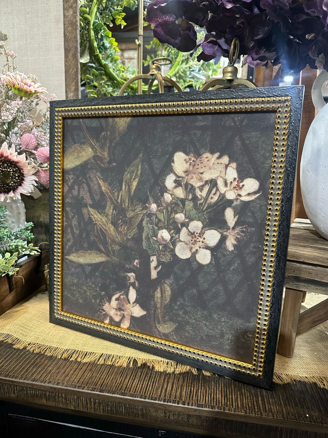 PLH 24x24 Dark Apple Blossoms