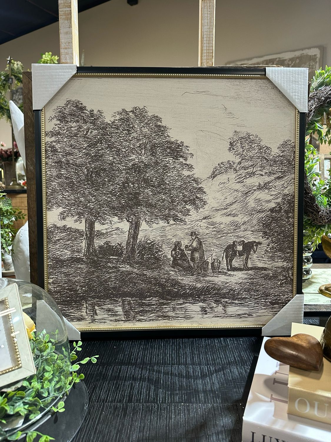 PLH 23x23 Landscape w Family Under Tree