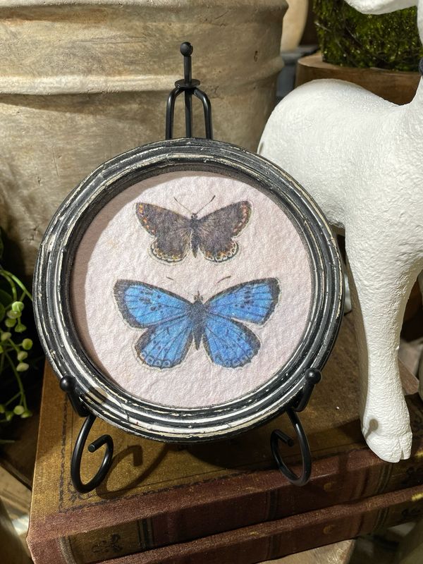 Lan 5" Dark &amp; Blue Butterflies