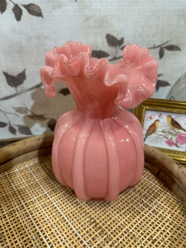 ARL 9.25" Pink Organic Vase