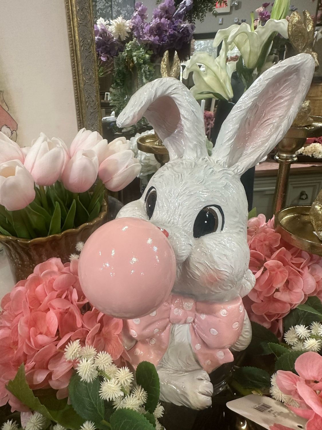 ARL 10" Pink Tie Bubble Bunny