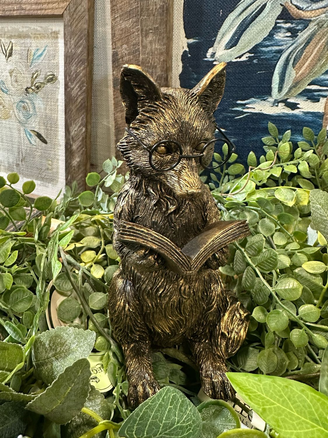 ARL 6.75" Fox Reading Antique Gold