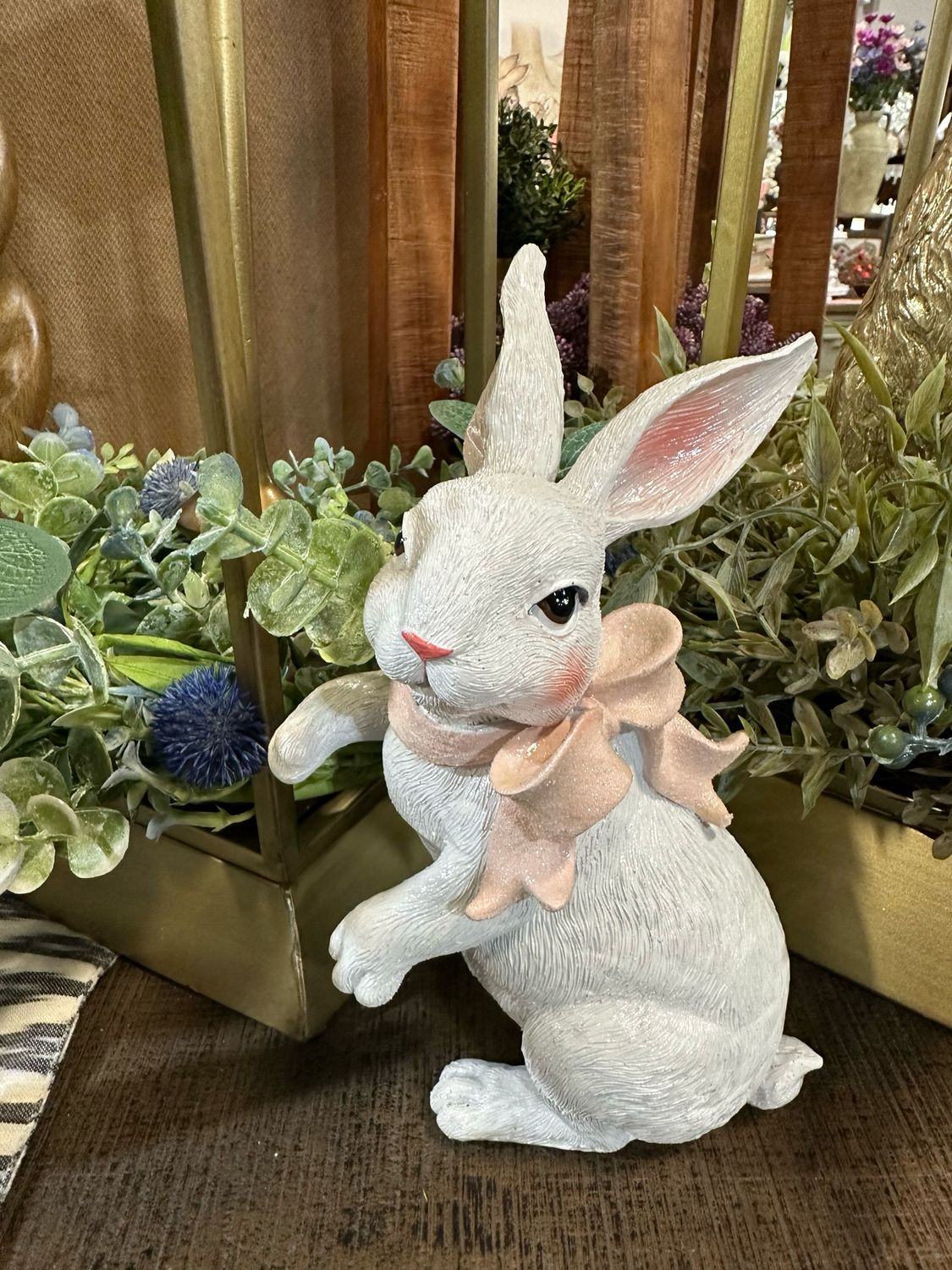ARL 7.75" Standing Bunny W Bow