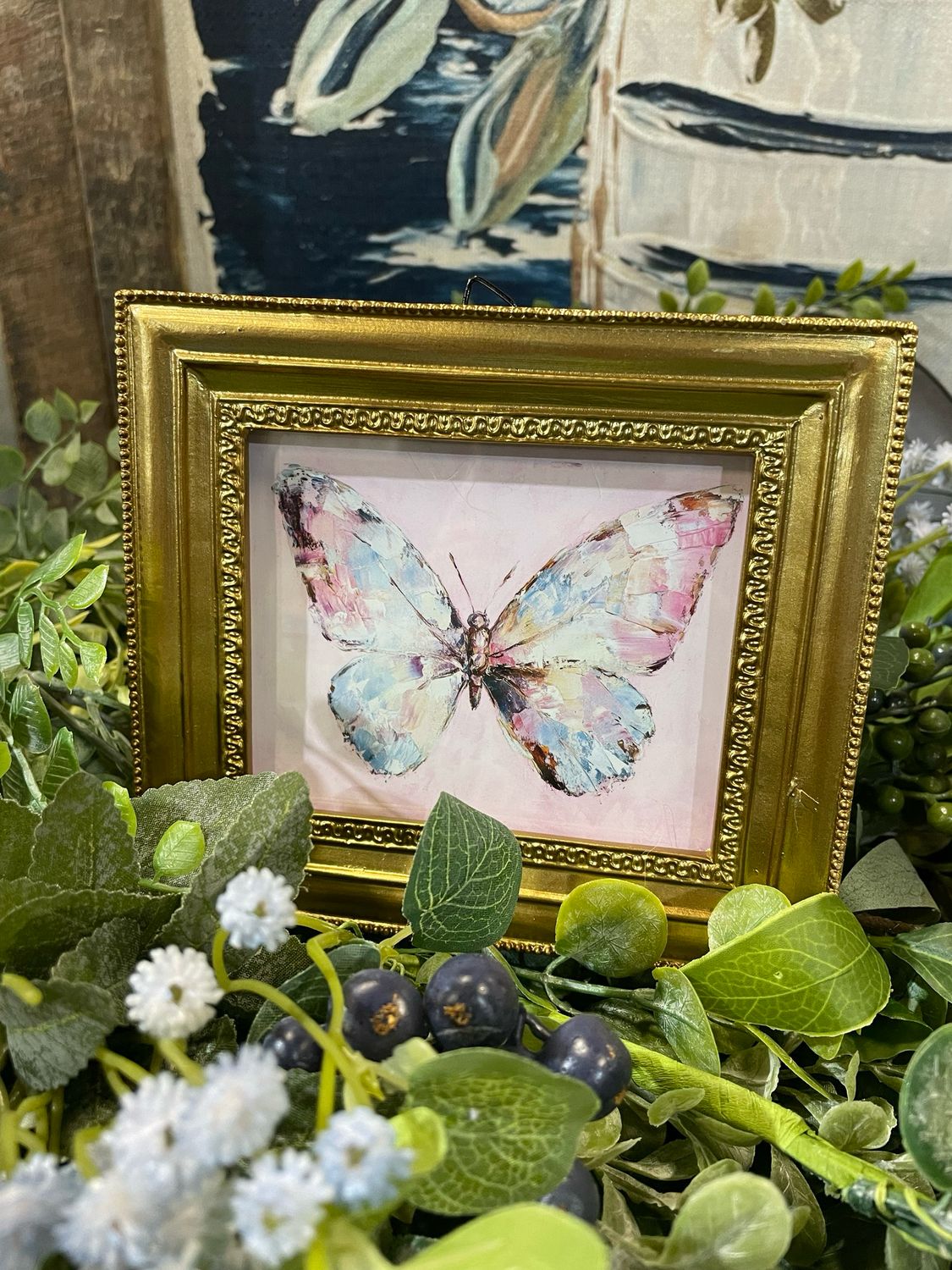 ARL Butterfly 6" Pastel Springtime Framed Art