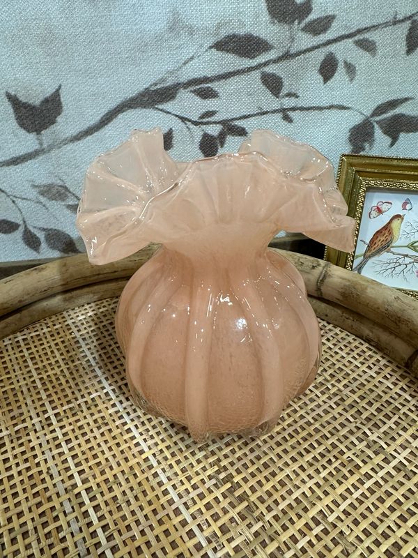 ARL 7" Salmon Organic Vase