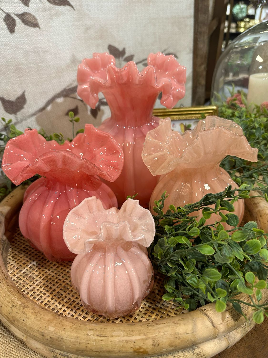 ARL 7" Salmon Organic Vase