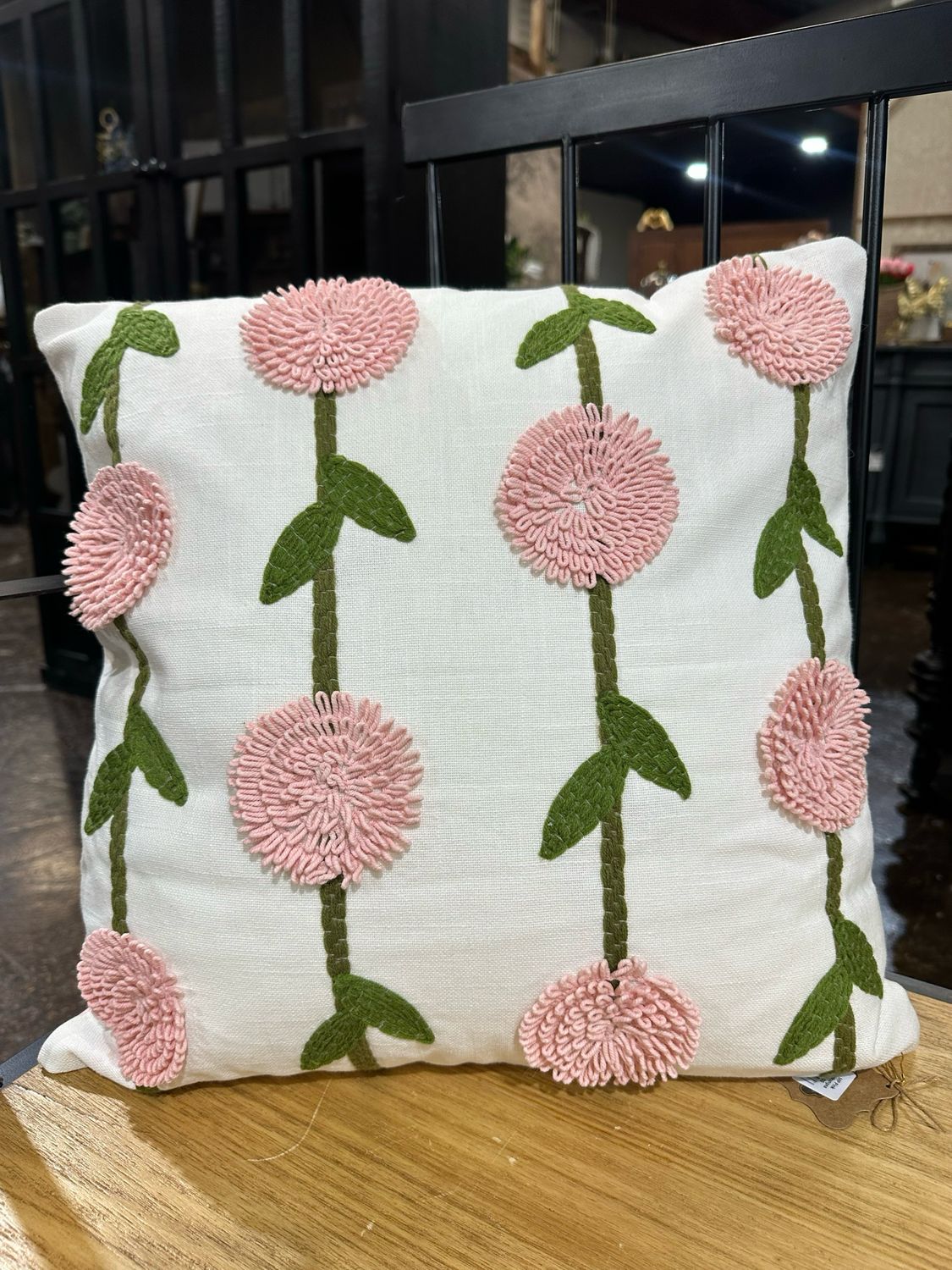 MP Pink Hydrangea Pillow 18x18