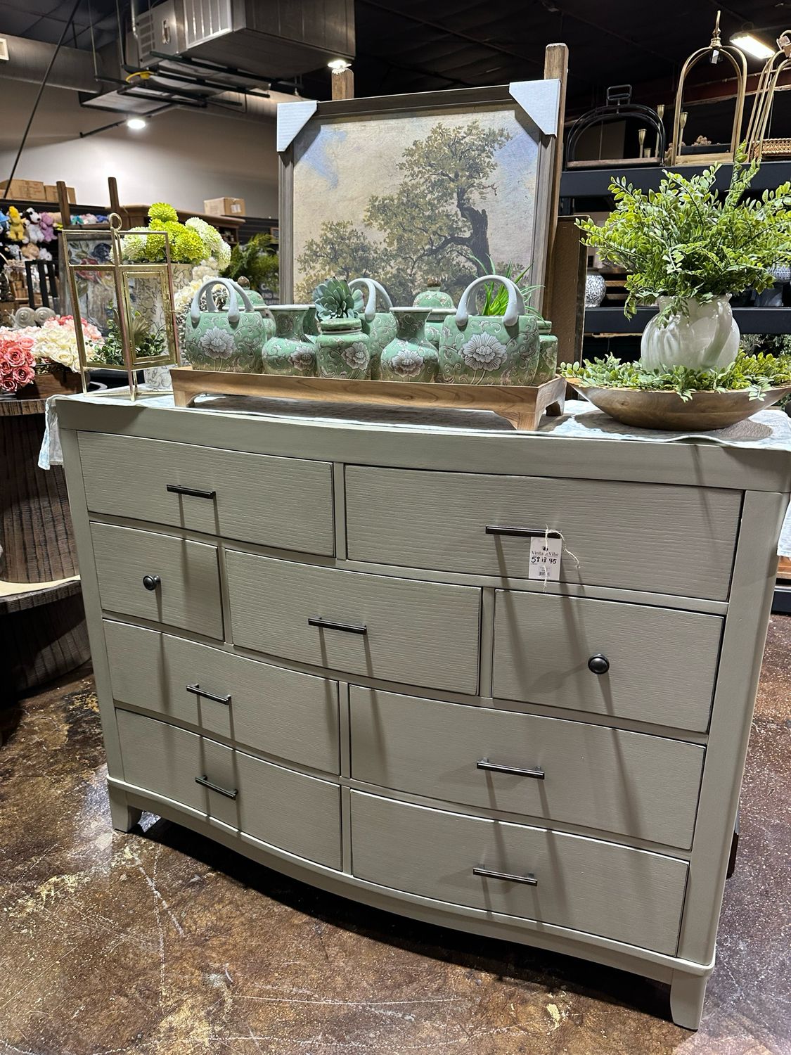 VV Dried Sage 9 D Dresser 58x18x45
