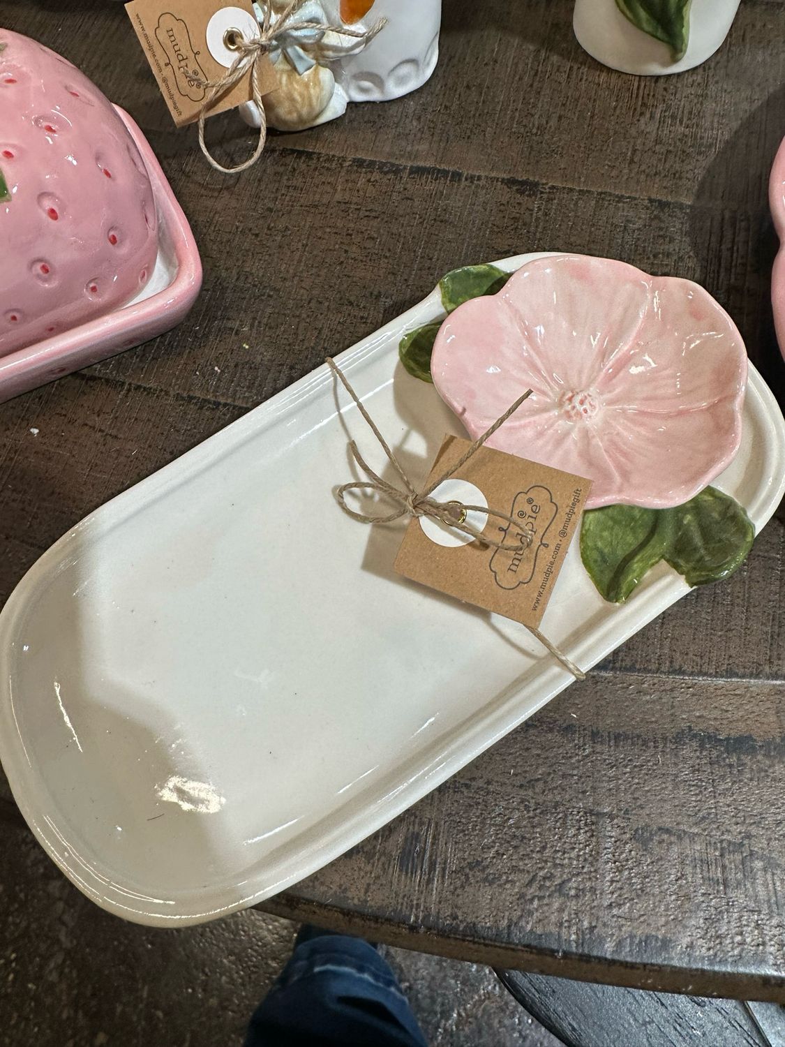 MP Pink Flower Everything Plate 8.75"