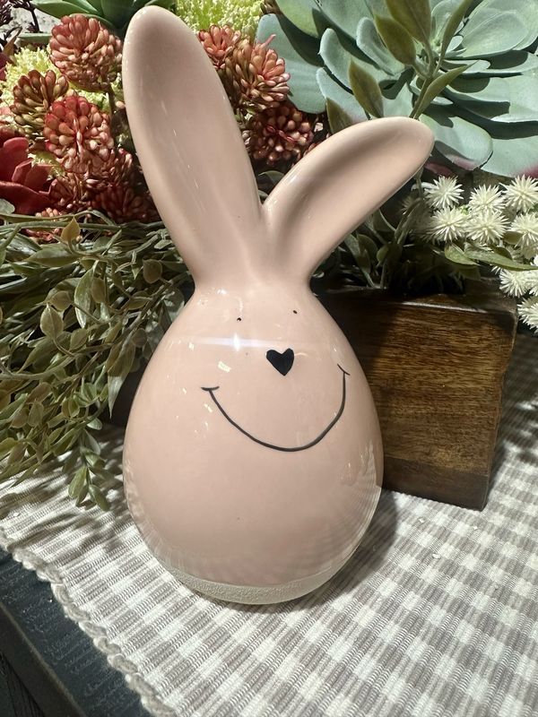 WTC Lg Happy Pink Bunny 6.5x3