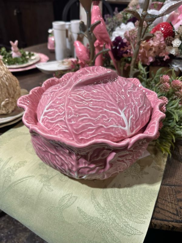 CCO Pink Cabbage Tureen 10x7