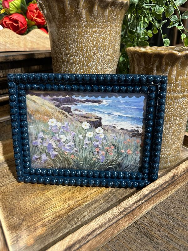 CCO Blue Bobbin Framed Ocean Art 6.25x8.25