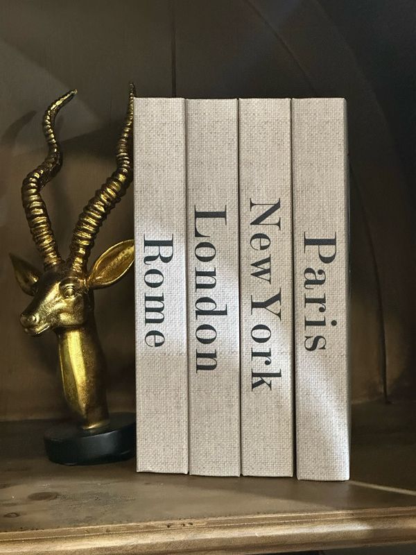 CCO Rome Storage Book Linen 11.25x8.5x1.5