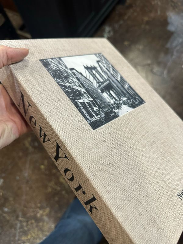 CCO New York Storage Book Linen 11.25x8.5x1.5