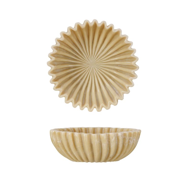 CCO Resin Fluted Bowl 7.75x2.75