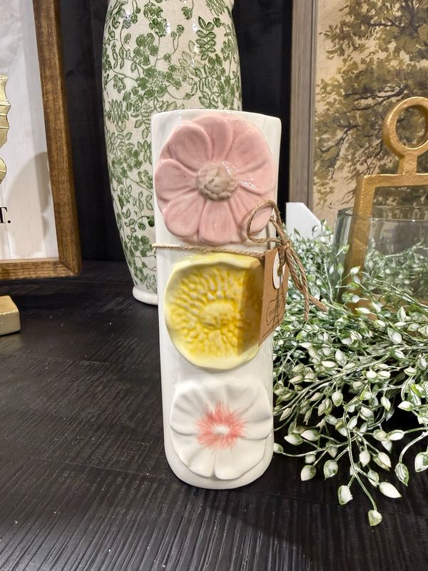 MP Triple Flower Stem Vase 6.75"