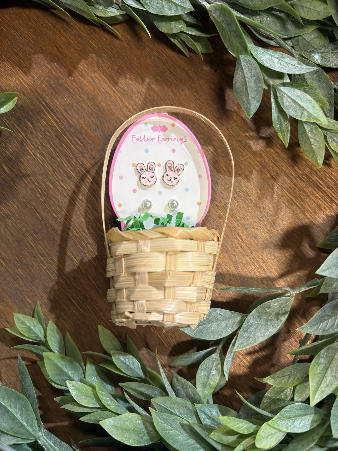 MP Bunny Face Stud Earrings