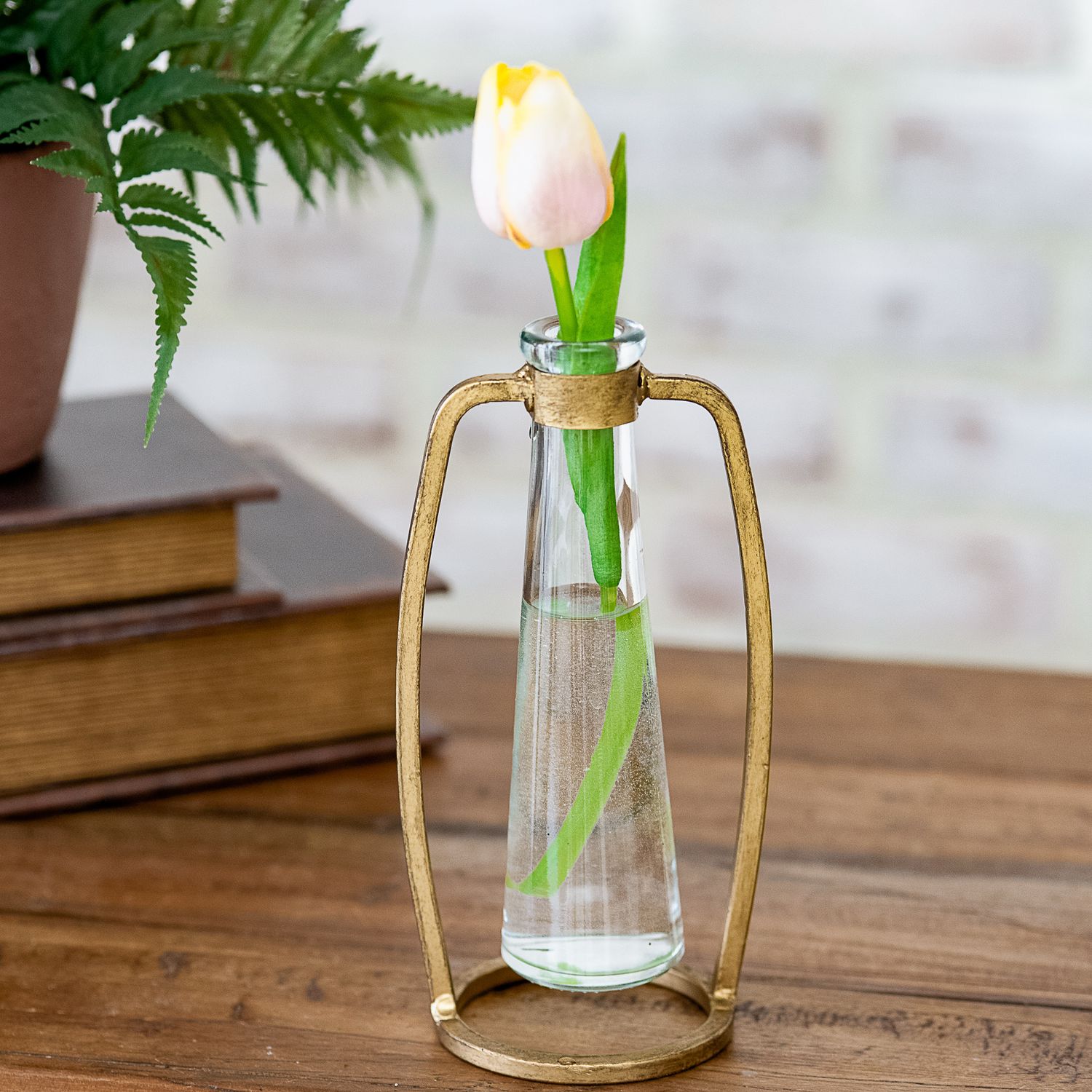 PDG 7.5 Gold Stem Vase