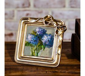 PDG 4x4 Sq Gold Bow Frame