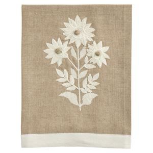 MP Chambray Embroidered Tea Towel