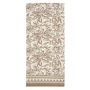 MP Floral Taupe Printed Towel