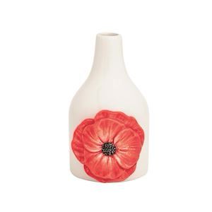 MP Red Flower Vase 4.25"
