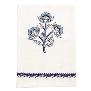 MP Blue Triple Flower Towel