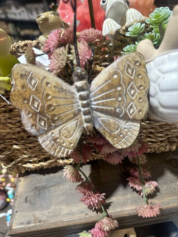 Ger Pot Hanger Butterfly
