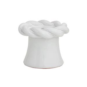MP Lg Ceramic Twist Pillar Holder 4.25x5