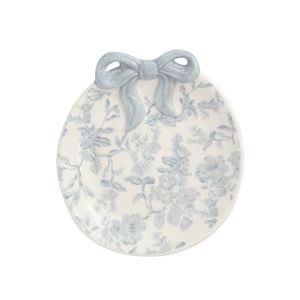 MP Toile Bow Ring Dish 4.25x4