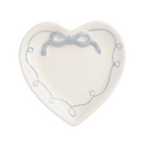 MP Heart Bow Ring Dish 4.25x4