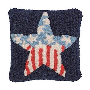 MP Star Hook Wool Pillow 8x8