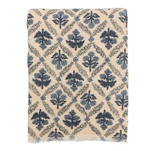 MP Blue Flower Repeat Blanket 60x50