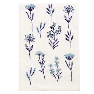 MP Blue All Over Flower Towel