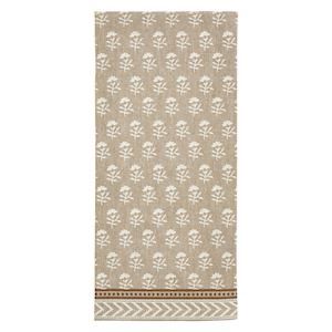 MP Blooms Taupe Printed Towel