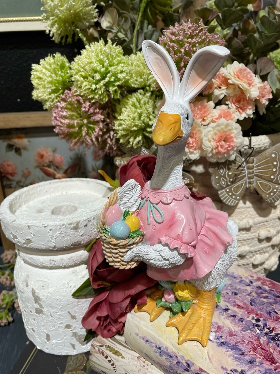 Han Pink Ducky Bunny Ears 9"