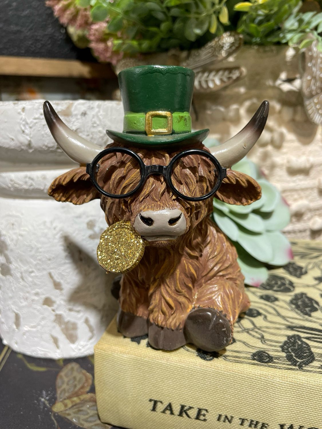 Han Top Hat Lucky Glasses High 4.25x3.5