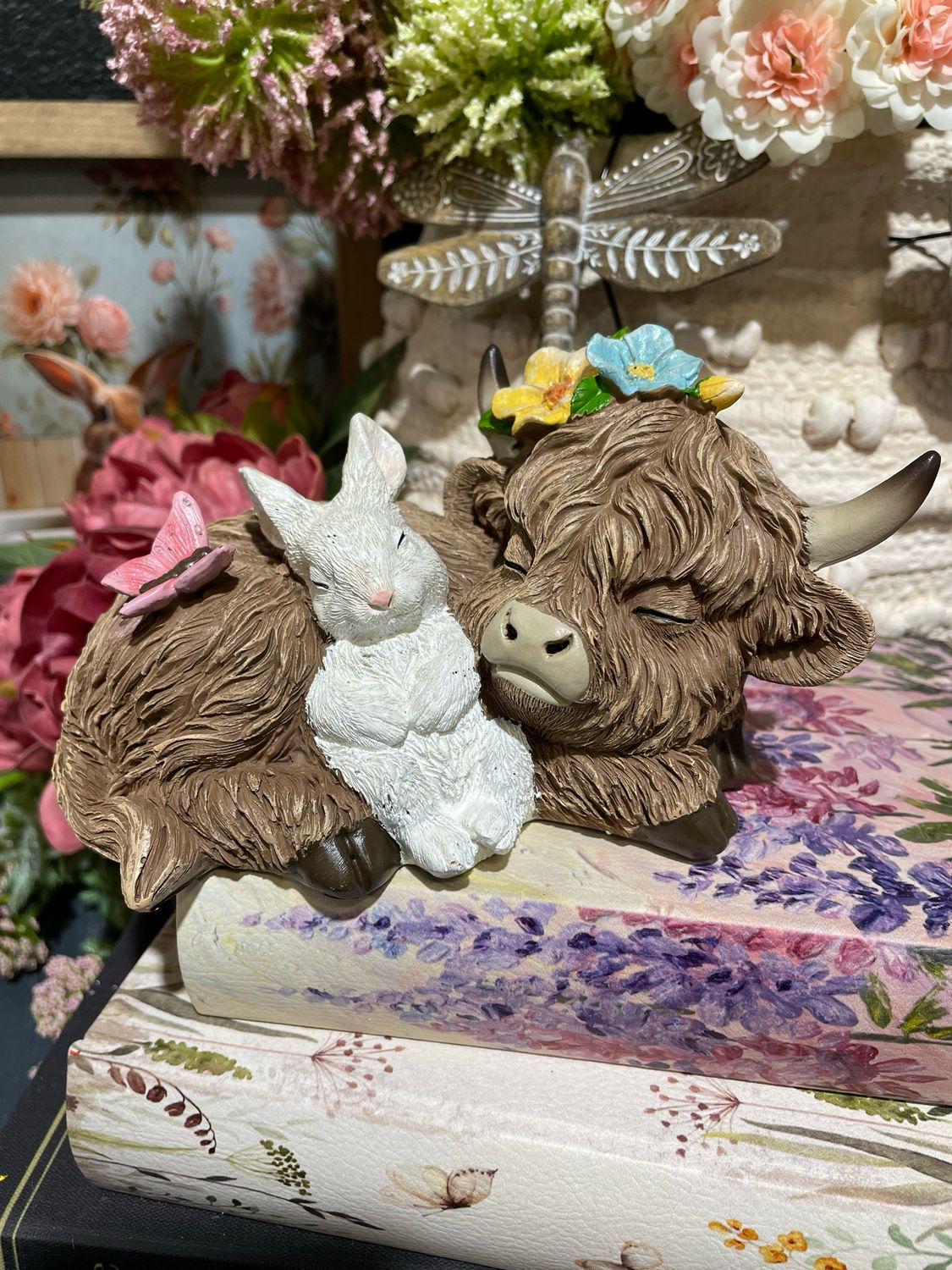 Han Pink Butterfly Bunny &amp; High 6.5x4