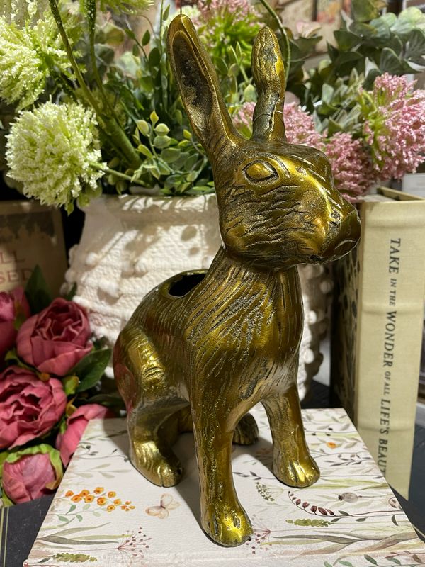 ACC Golden Hare Vase 6.5x3x10