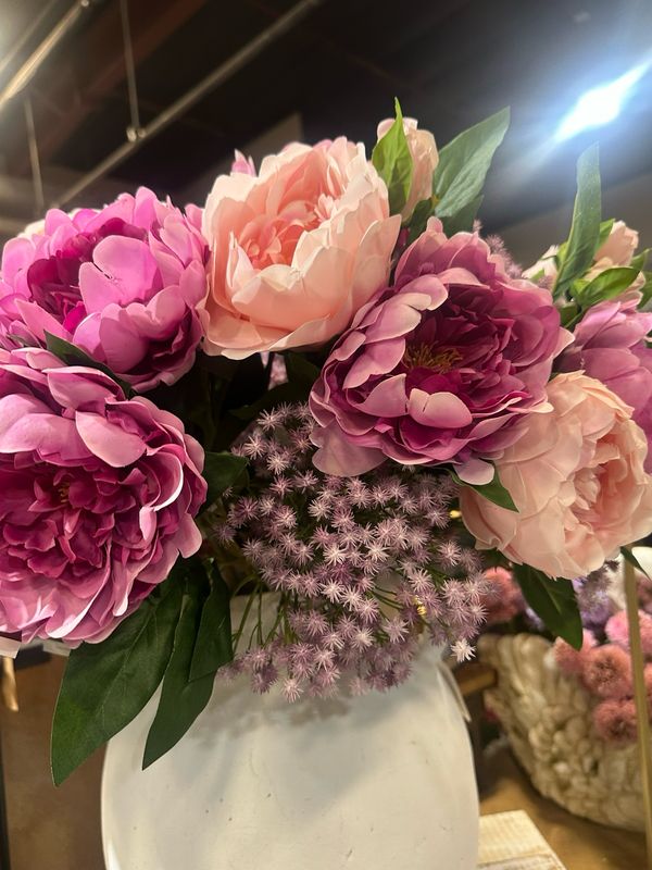 Aud Lt Pink RT Peony 24"