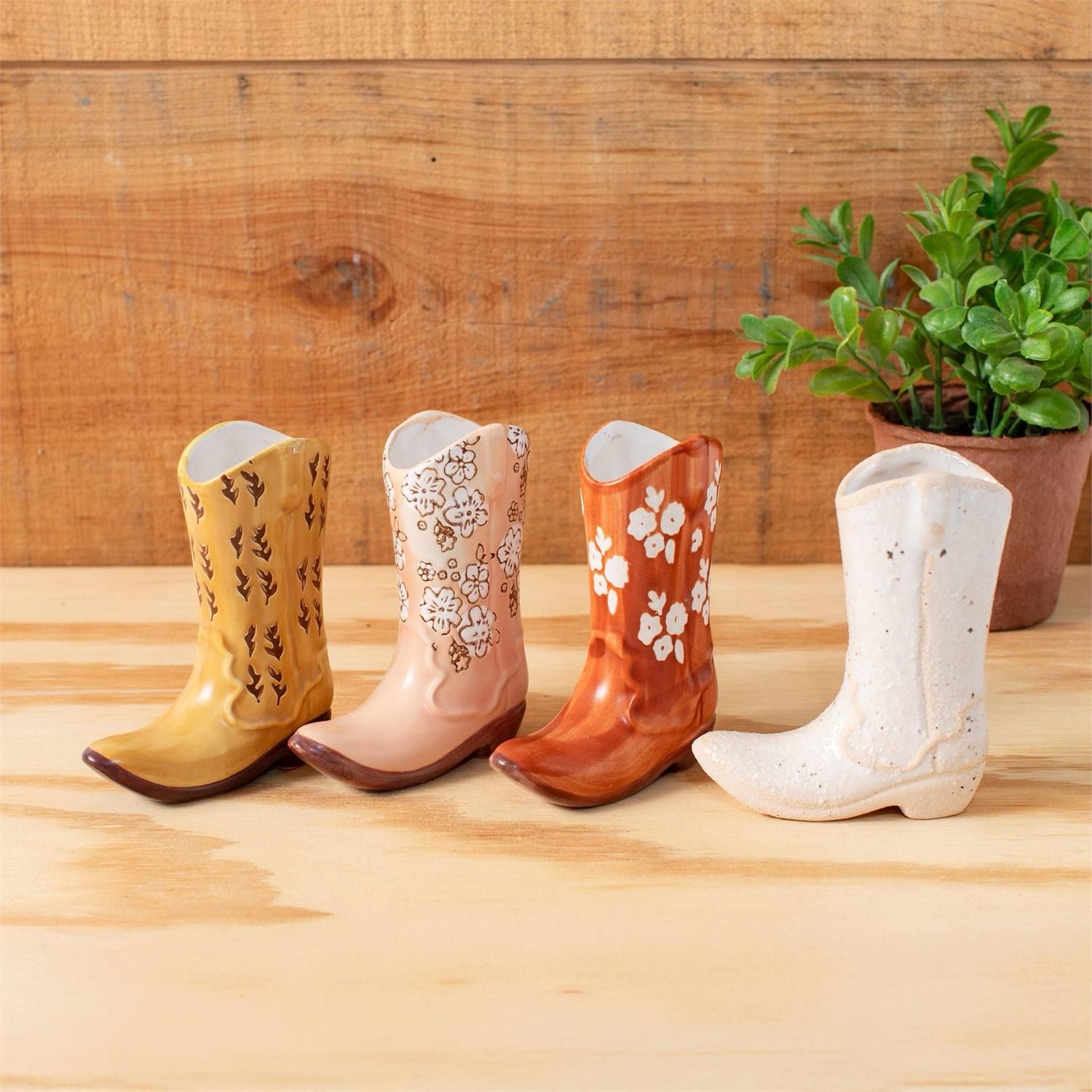 Aud Yellow Mini Cowgirl Boot 4"