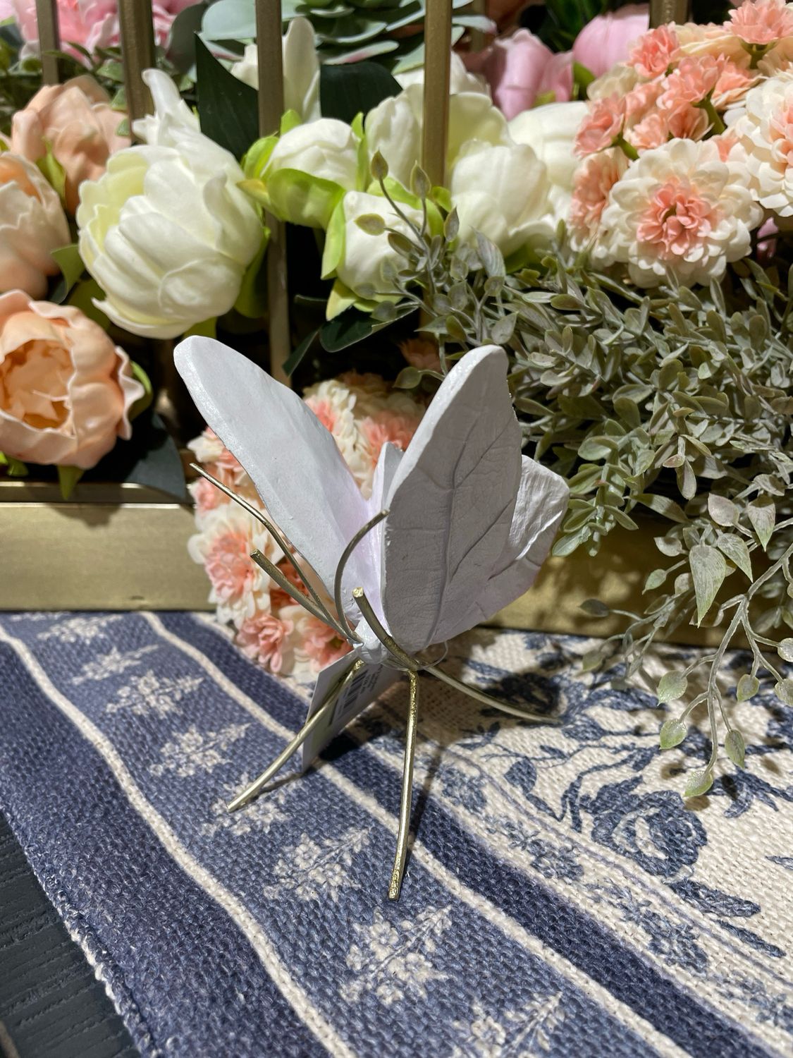 Reg 2 Styles White Pearlized Butterfly