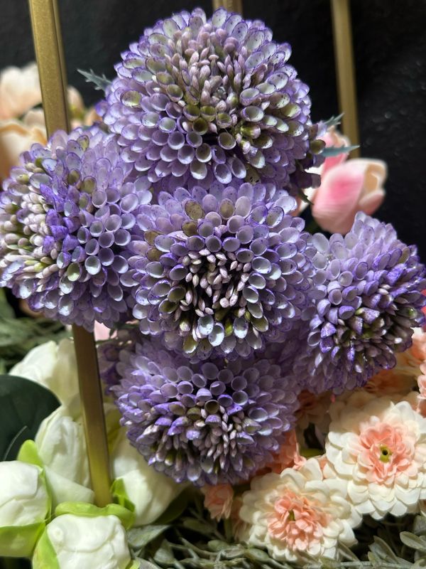 Reg Purple 14" Scabiosa Bundle x5