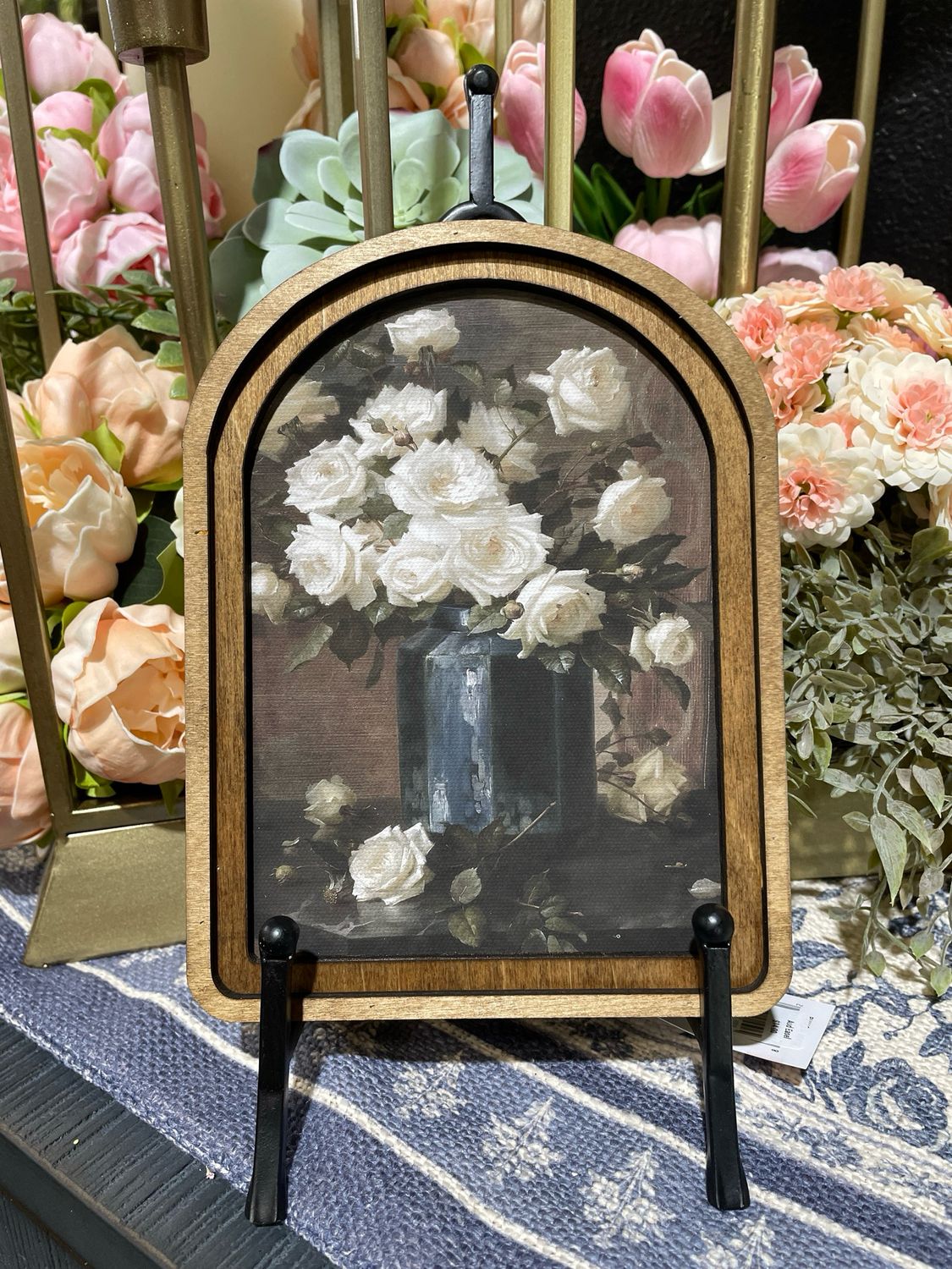 Red Arch Moody Roses 6x8