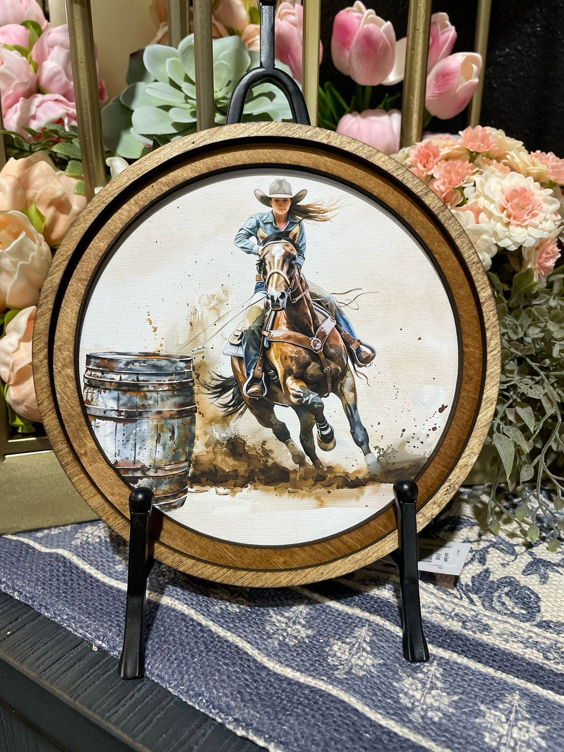 Red 8" R Barrel Racer