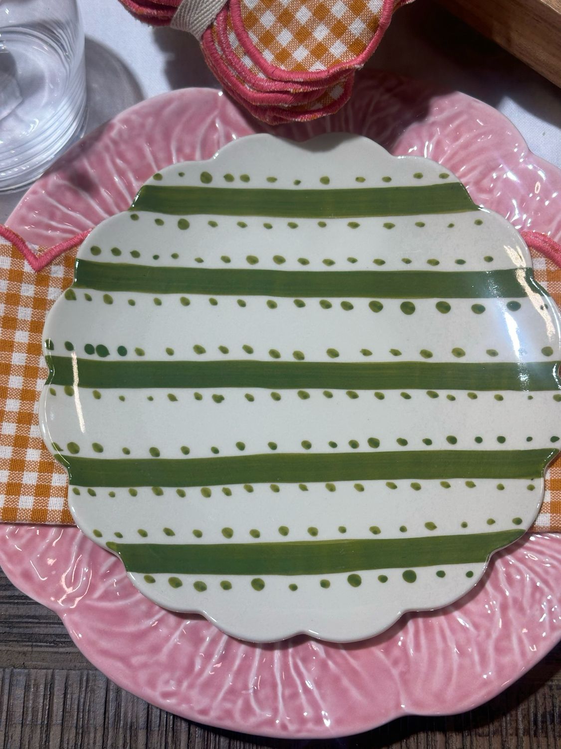 CCO 8" Pl Thick Dot Green