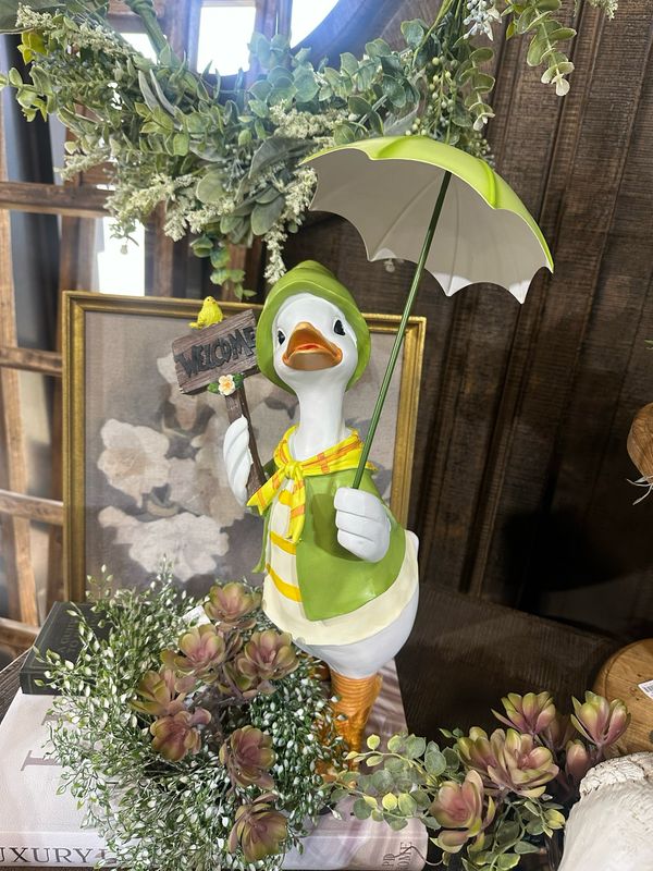 Fan Umbrella Duck 18" YlGn