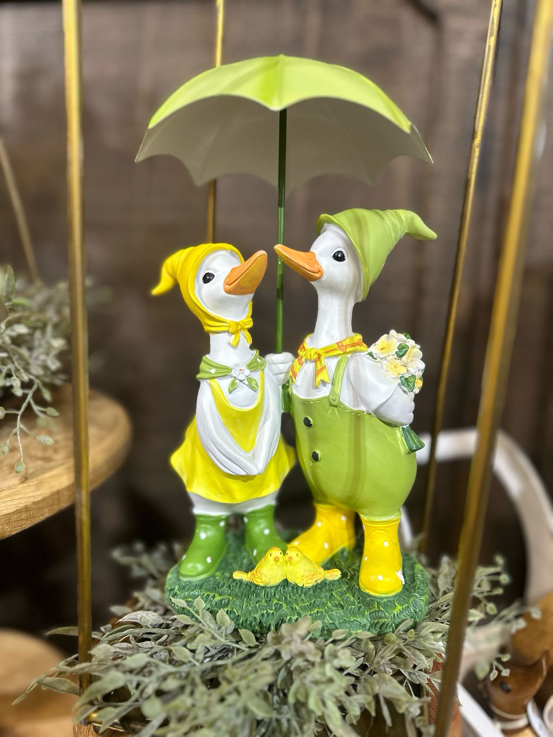 Fan Duo Umbrella Ducks 11.5"